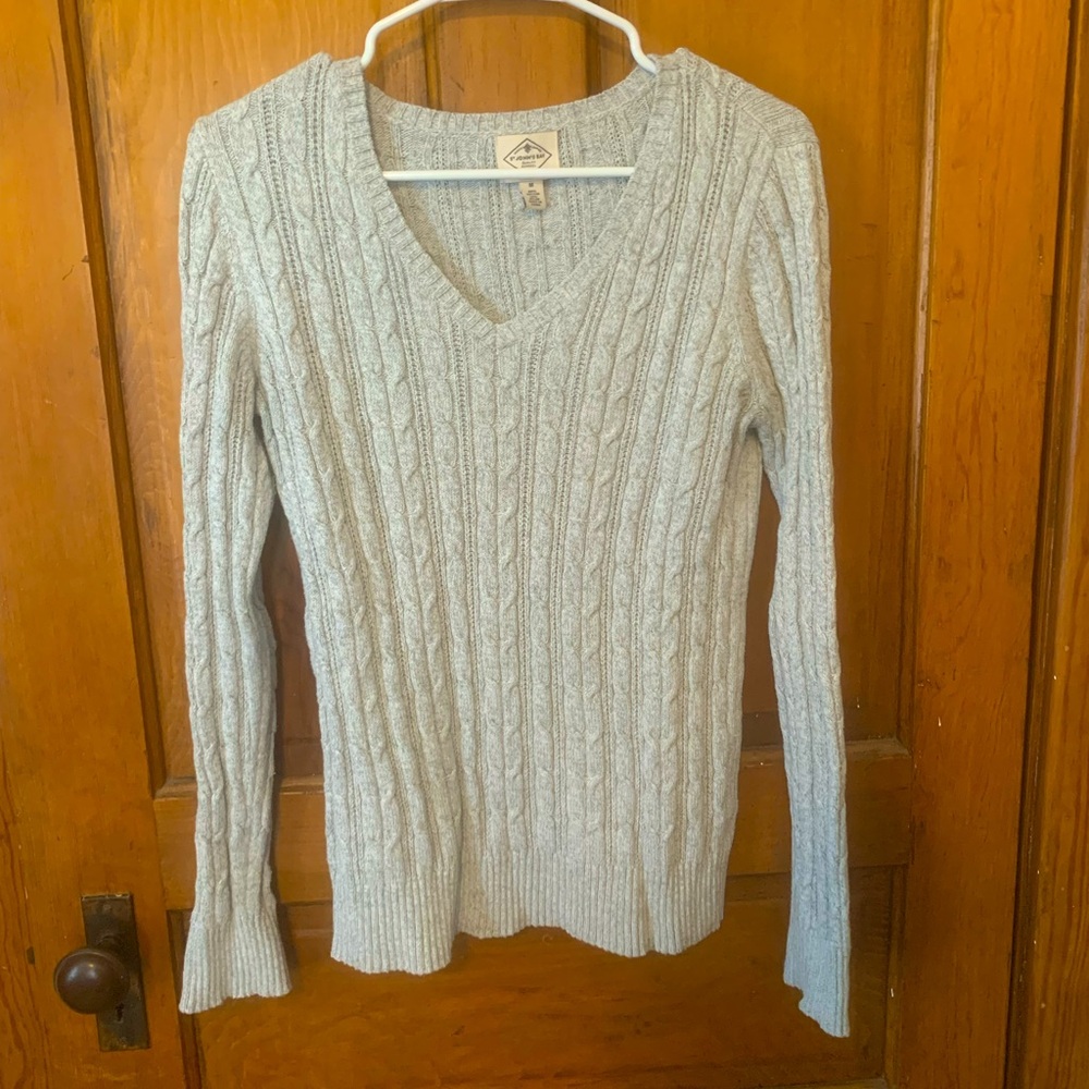 Gray Knitted Sweater